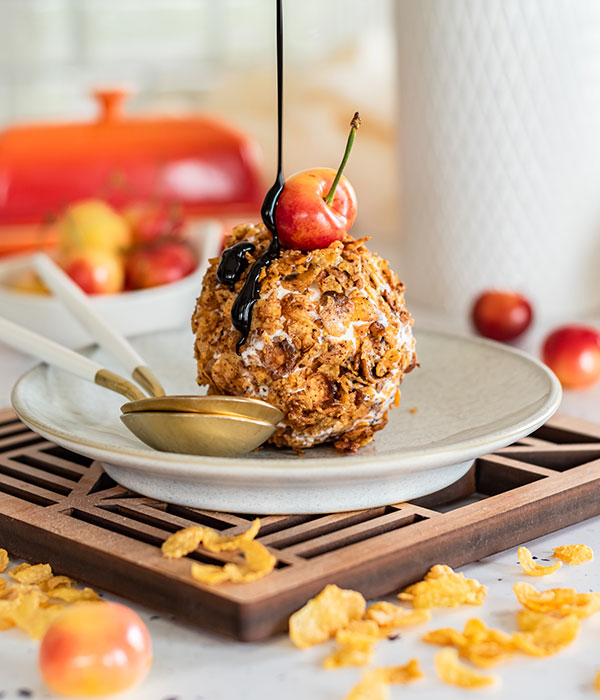 Corn Flaked Ice Cream Balls