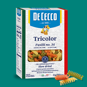 Dececco Tri Color Fusili