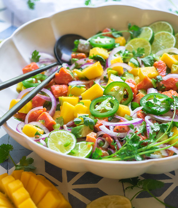 Mango Salmon Ceviche