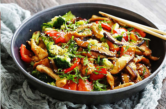 shiitake mushroom stir fry
