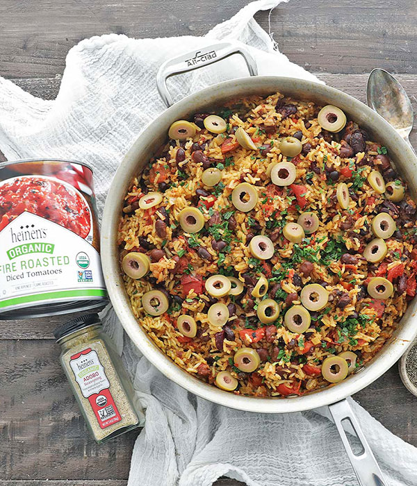 One-Pan Rice and Beans