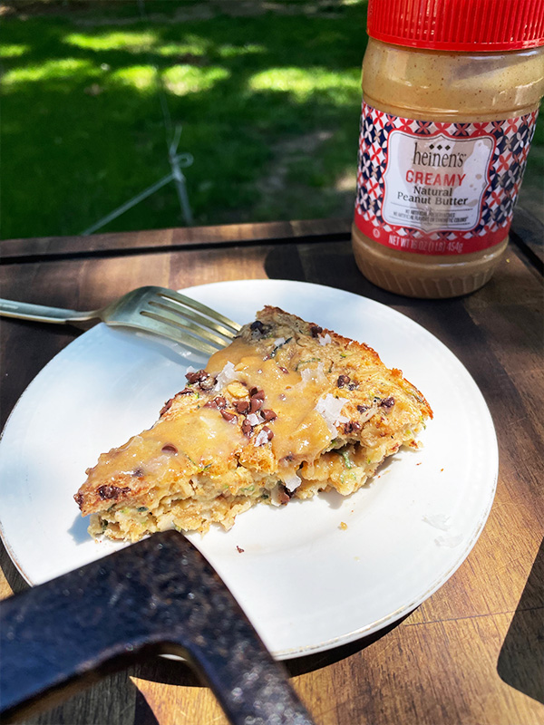 Peanut Butter Zucchini Baked Oats