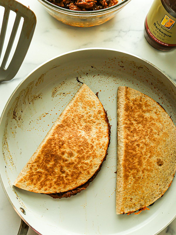 BBQ Pulled Pork Quesadillas