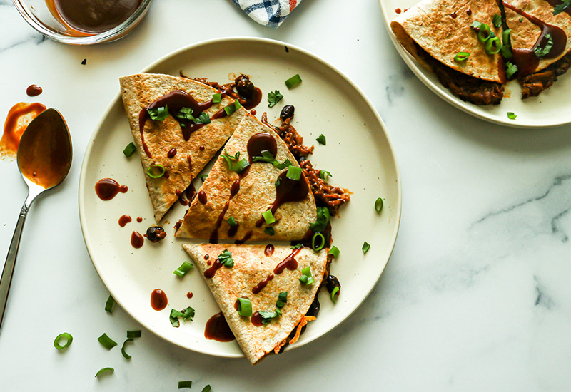 BBQ Pulled Pork Quesadillas