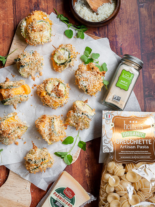 Baked Mac and Cheese Zucchini Bites