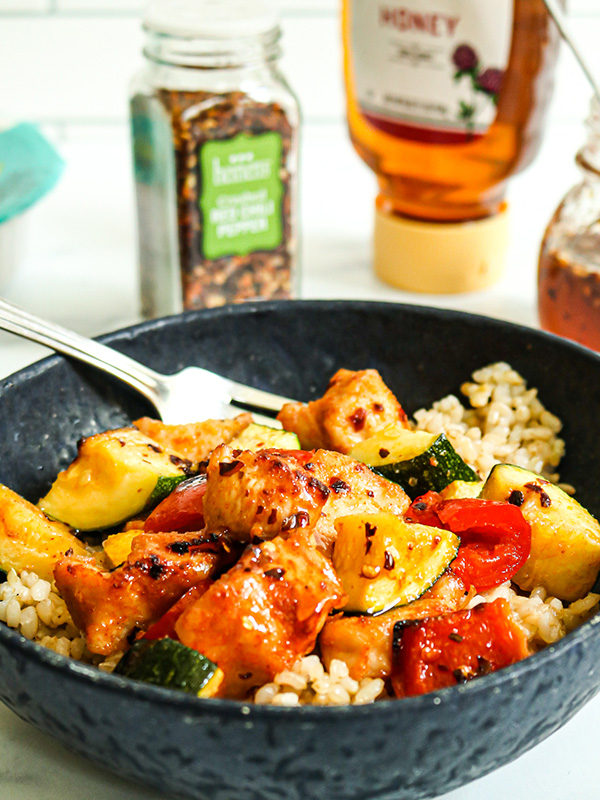 Hot Honey Chicken Bowls 