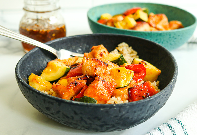 Hot Honey Chicken Bowls