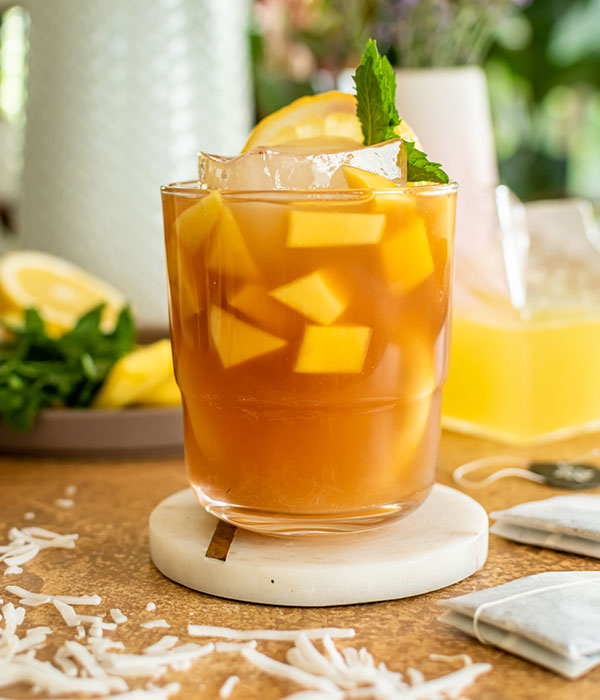 Iced Mango Coconut Black Chai Tea