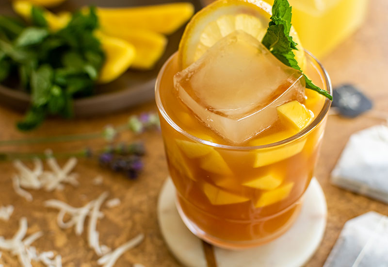 Iced Mango Coconut Black Chai Tea