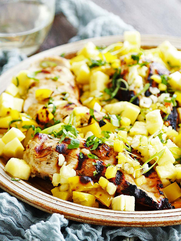 mango pineapple chicken