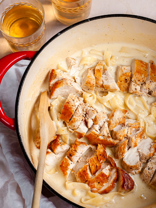 One Pot Chicken Alfredo