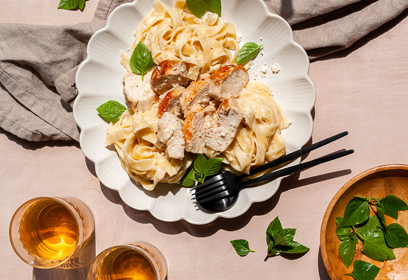 One Pot Chicken Alfredo