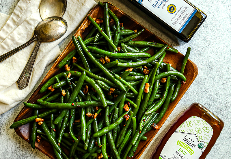 Balsamic Glazed Green Beans