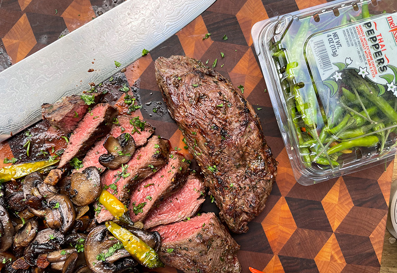 Bistro Filet with Spicy Thai Mushroom Sauce