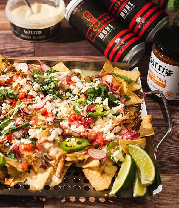 Grilled Pulled Pork Nachos