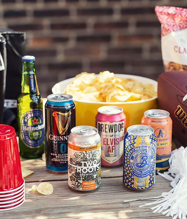 Non Alcoholic Beer at a Tailgate