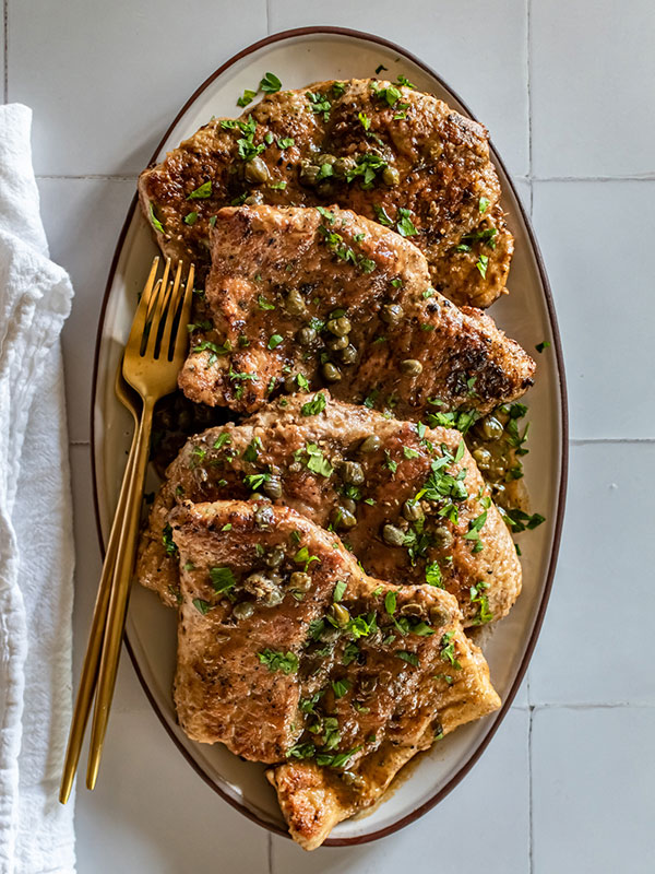 Pork Tenderloin Piccata