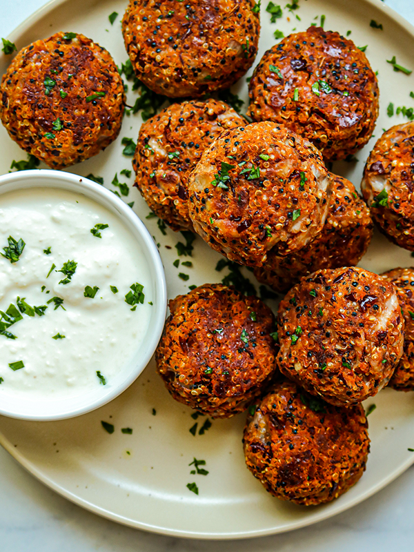 Quinoa Pizza Balls