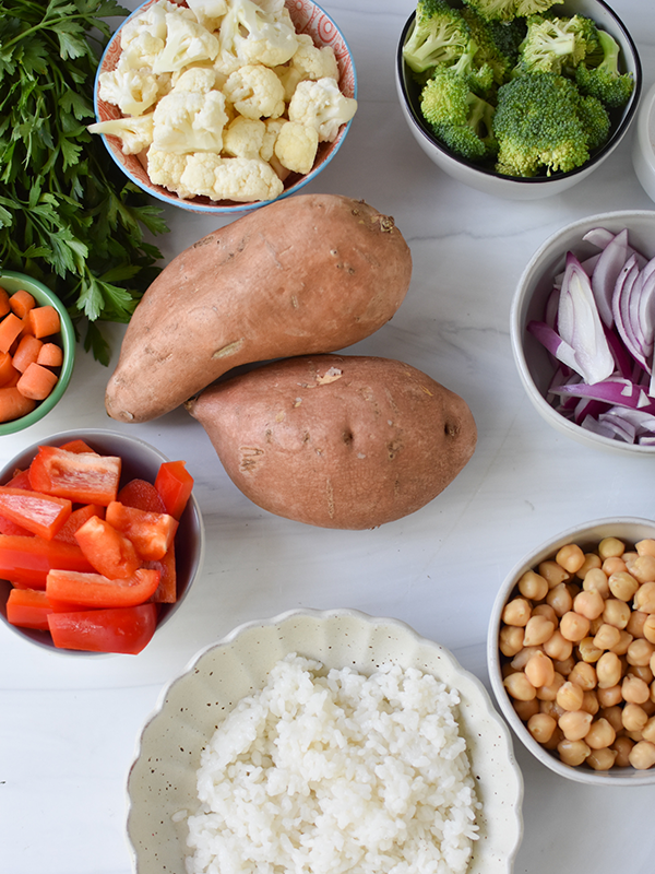 Sweet Potato Tahini Bowls 