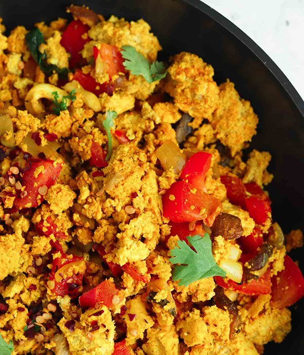 Mushroom Tofu Scramble