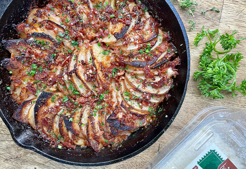 Apple Bacon Scalloped Potatoes