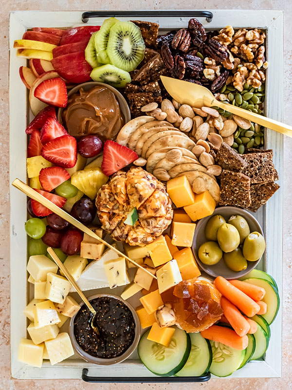 Easy Fall Cheese Board