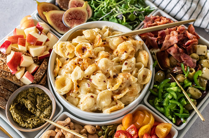 Mac and Cheese Board