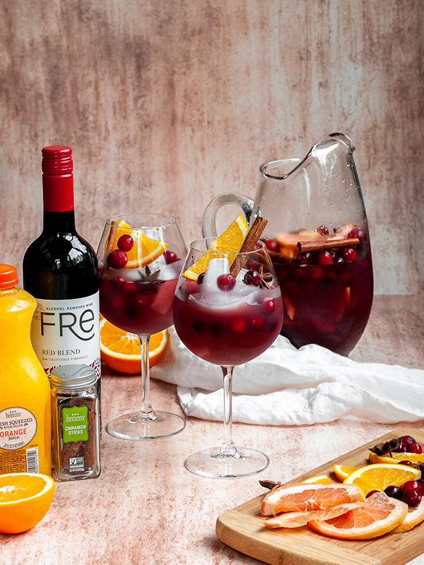 Non-Alcoholic Winter Sangria
