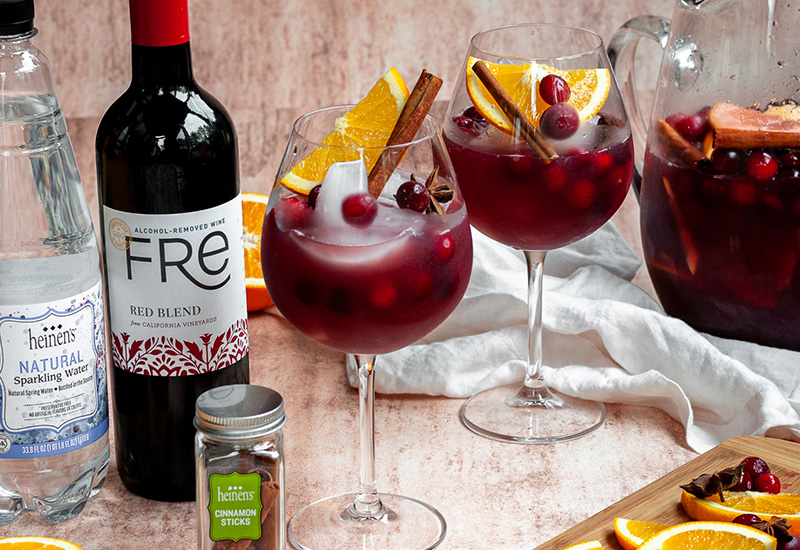 Non-Alcoholic Winter Sangria