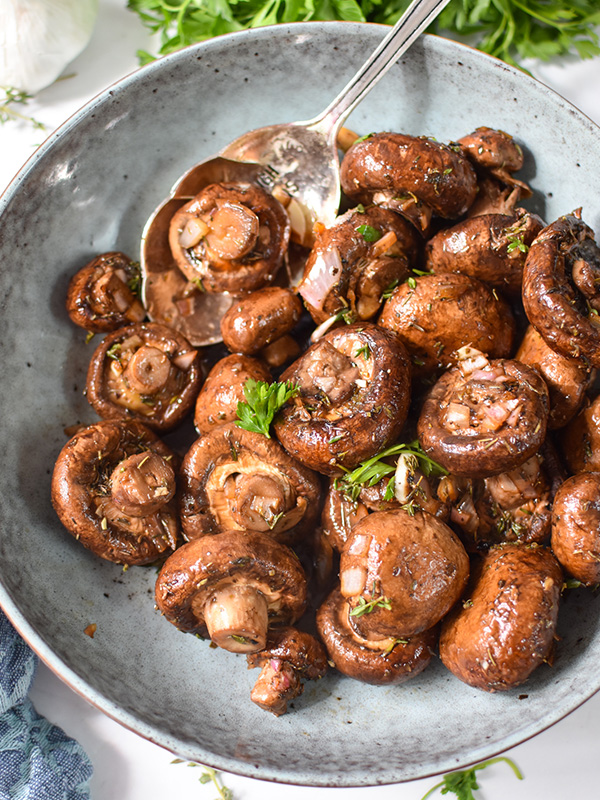 Roasted Balsamic Mushrooms