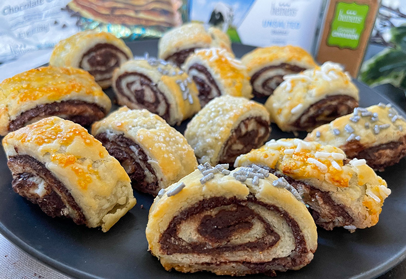 Chocolate Rugelach Cookies