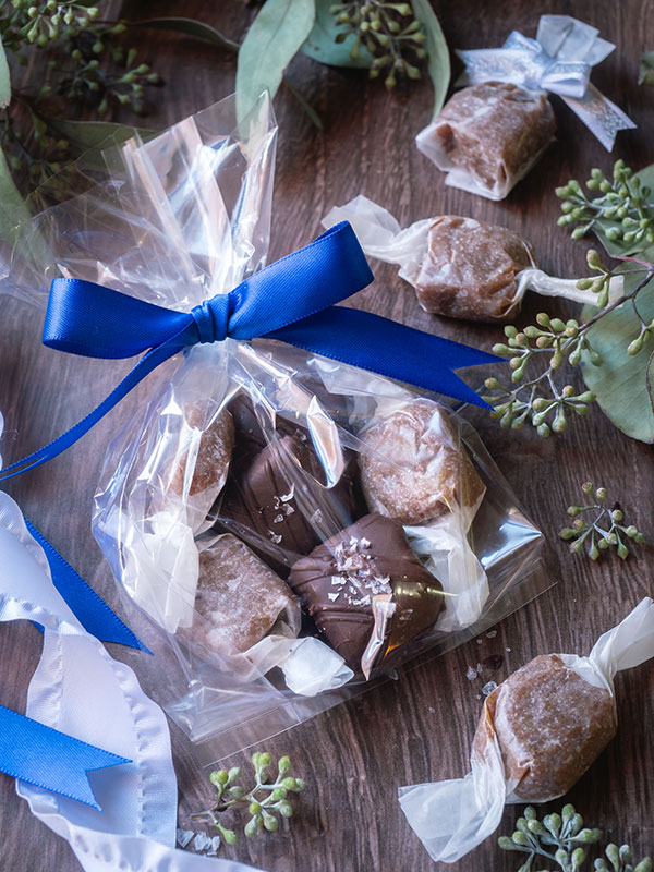 Date-Sweetened Chocolate-Covered Caramel Bites