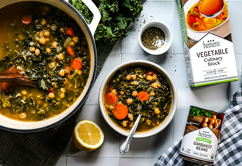 Chickpea Soup with Kale