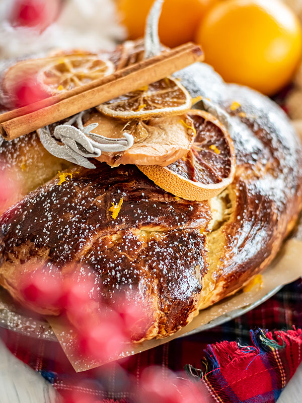 Orange Vanilla Cardamom Challah
