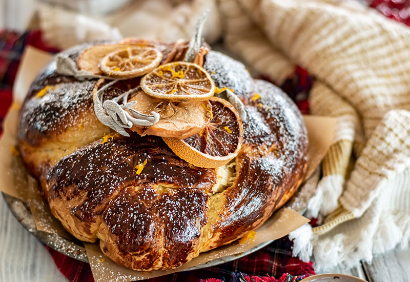 Orange Vanilla Cardamom Challah
