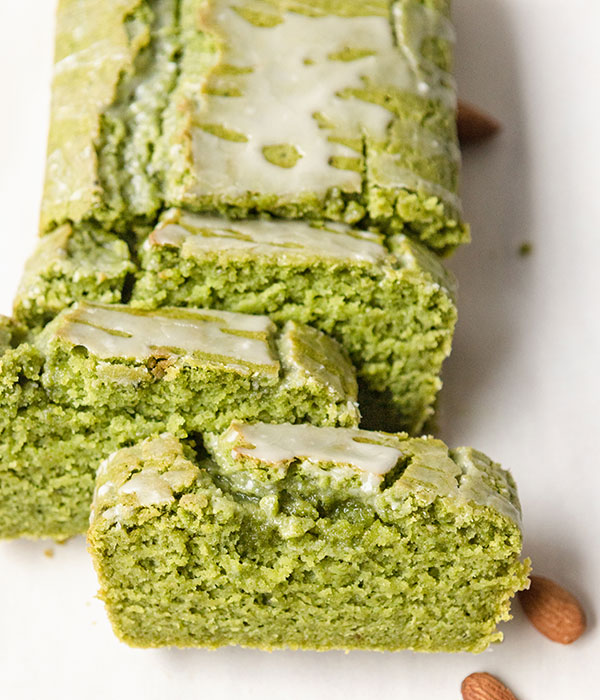 Matcha Almond Bread
