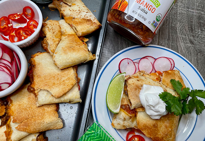 Sheet Pan Quesadilla