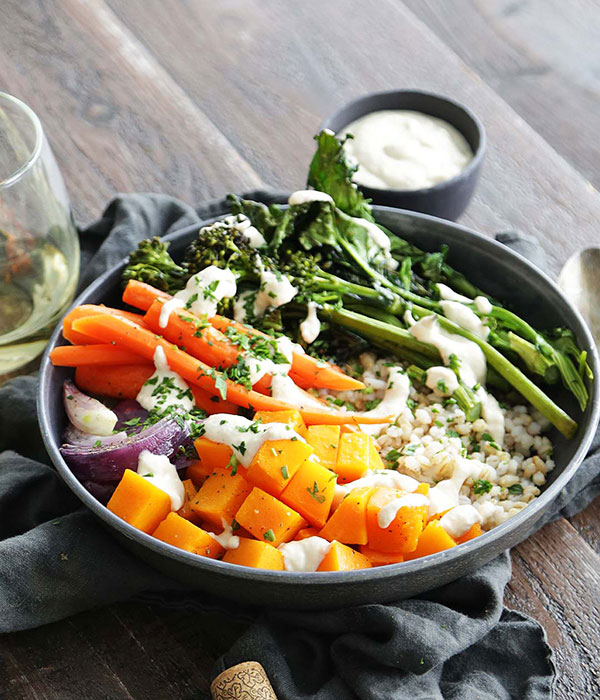 Veggie and Farro Bowl