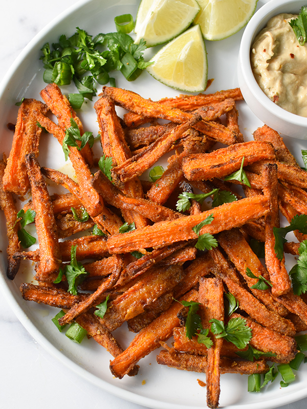 Chickpea Dusted Carrot Fries