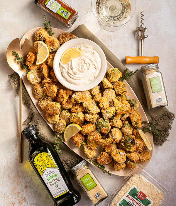 Baked Parmesan Brussels Sprouts