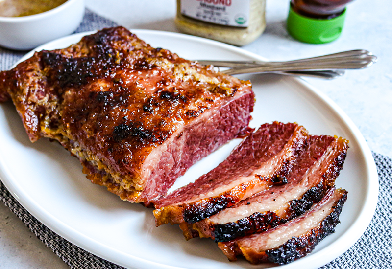 Honey Mustard Corned Beef Roast