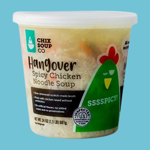 Rx Chicken Hangover Spicy Chicken Noodle Soup