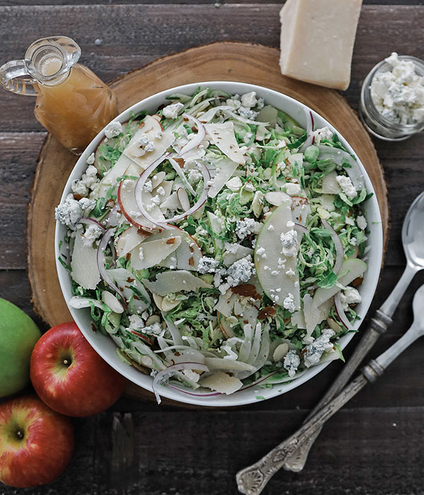 Shaved Brussels Sprouts Salad
