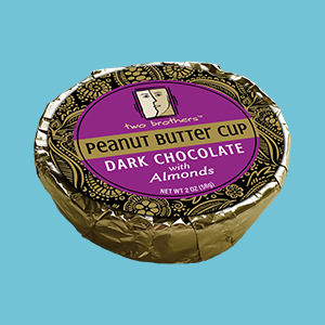 Two Brothers Peanut Butter Cups with Almonds