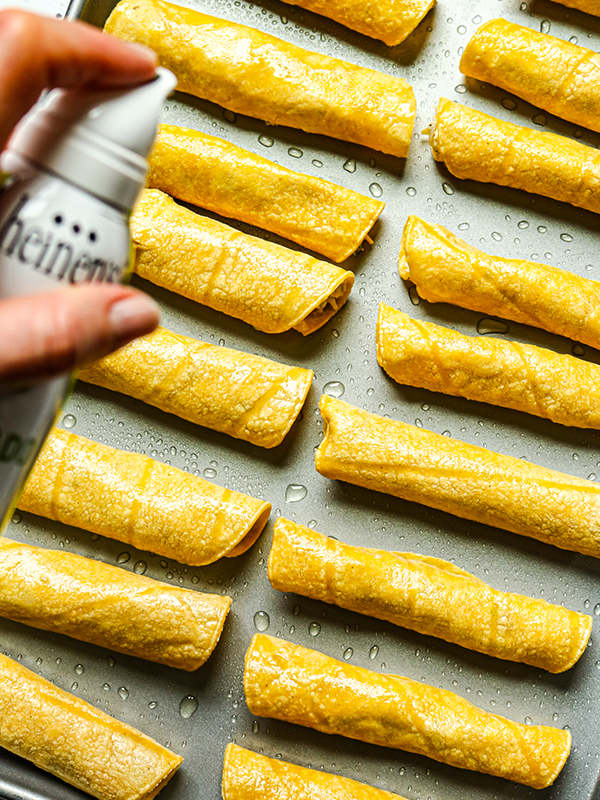 Cheesy Chicken Bacon Taquitos