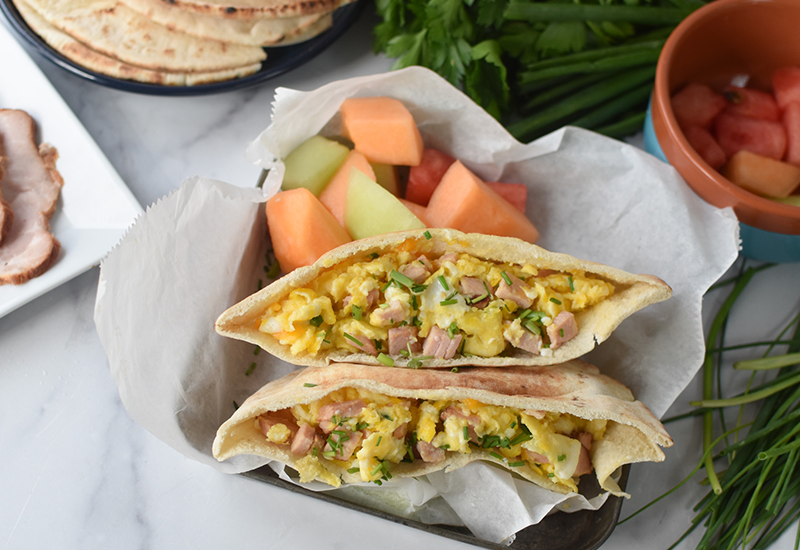 Breakfast Pita Pockets