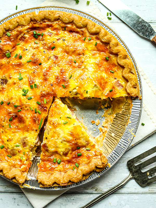 Ham and Cheese Quiche