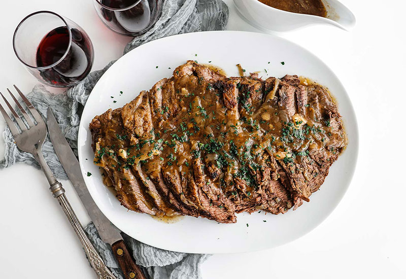 Slow-Cooked Beef Brisket