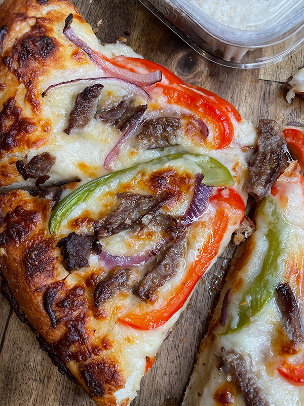 Philly Cheesesteak Pizza