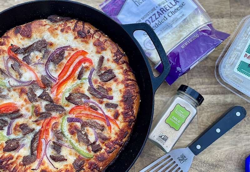 Philly Cheesesteak Pizza